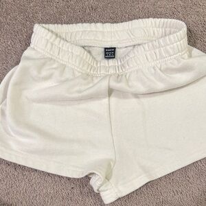 SHEIN Women's Cream Athletic Shorts